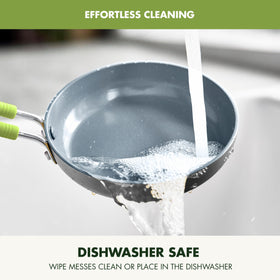 Thermolon ceramic nonstick coating provides PFAS-free cooking and simple cleanup