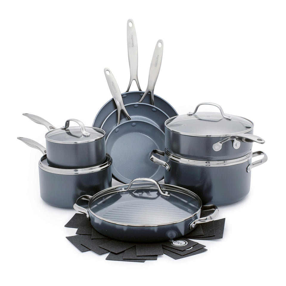 GreenPan Valencia Pro 8 inch frypan with diamond infused nonstick for easy release and quick searing