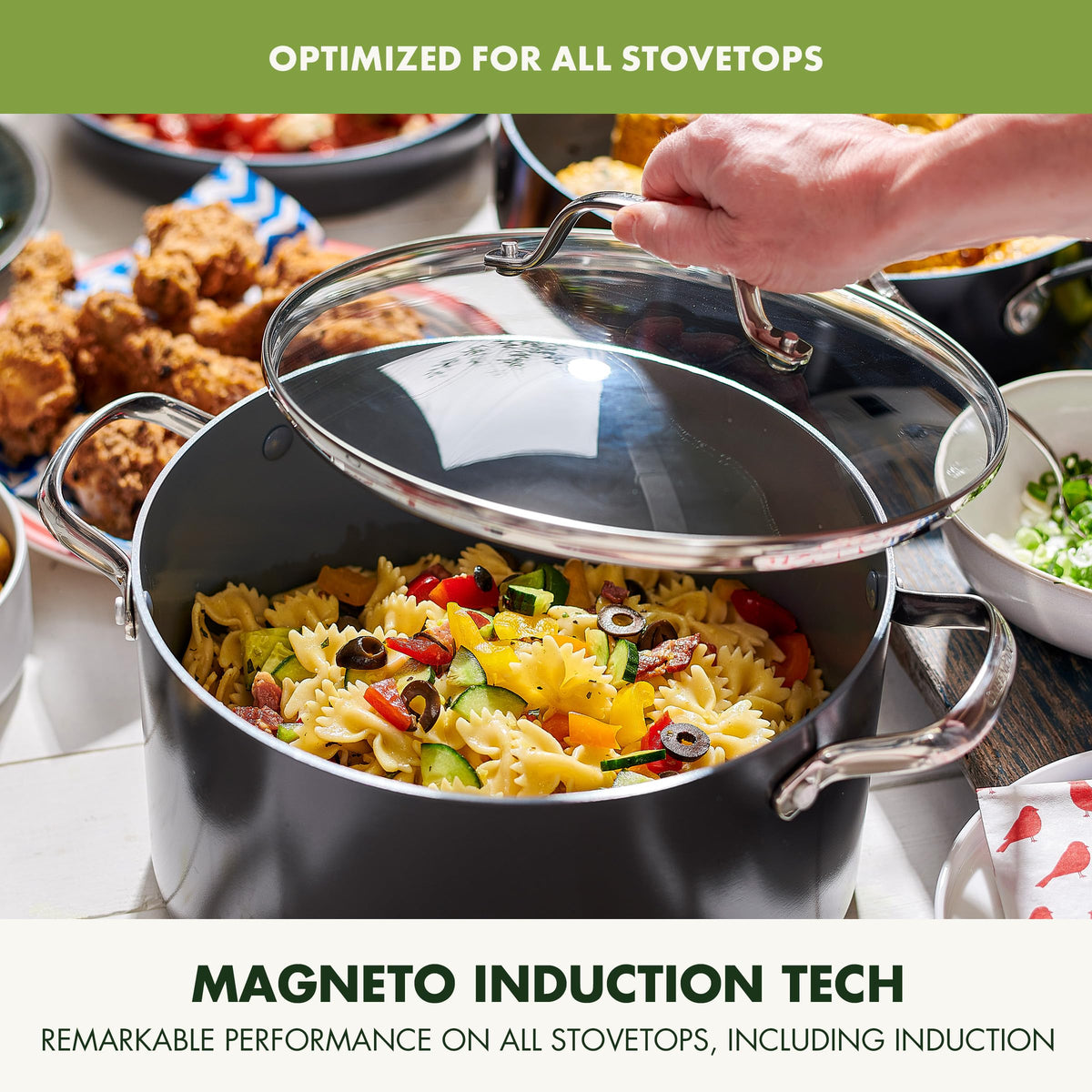 GreenPan Valencia Pro with diamond-infused nonstick for easy food release