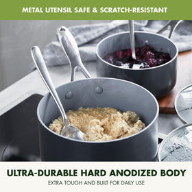 GreenPan Valencia Pro diamond-infused coating for scratch resistance and easy release