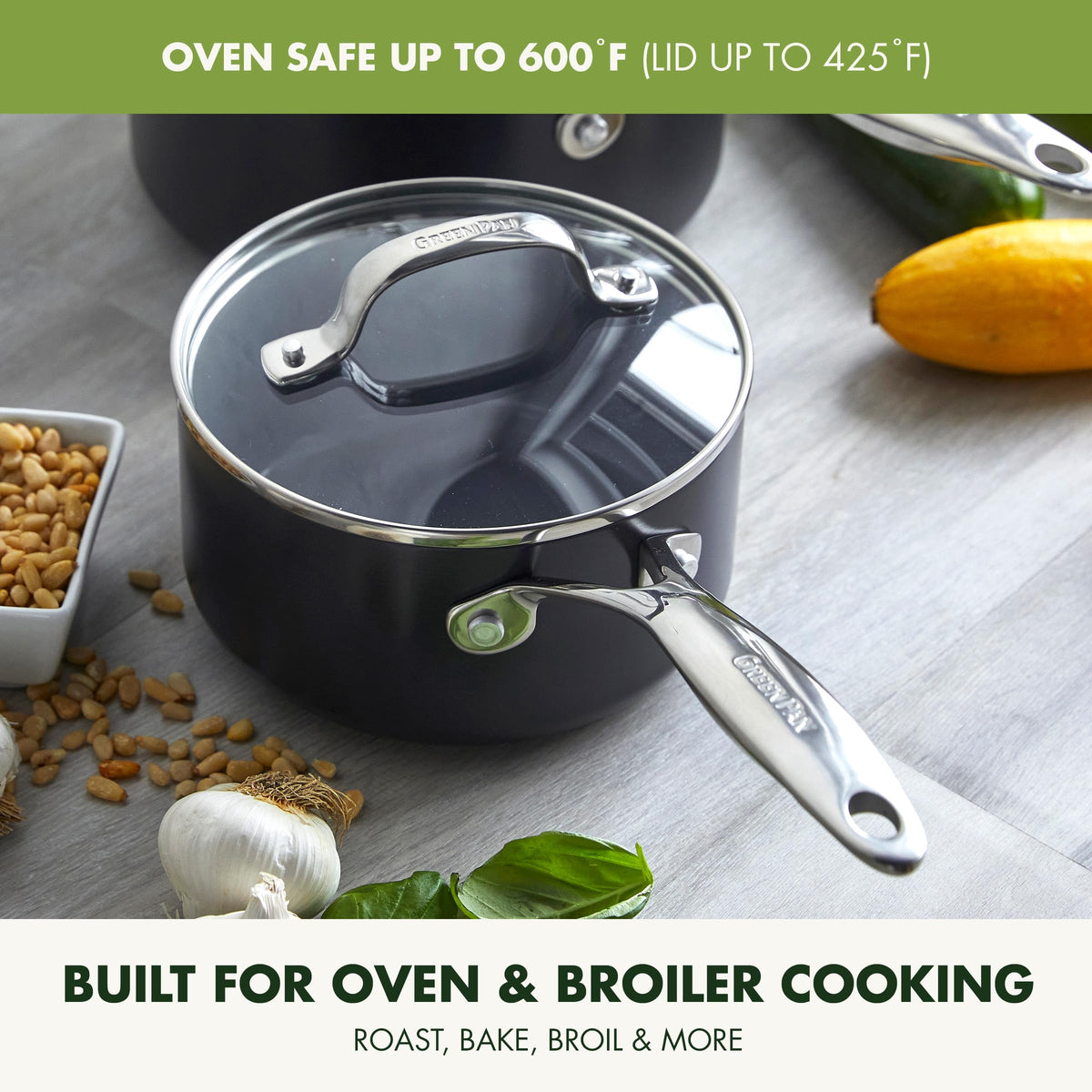 GreenPan Valencia Pro induction-ready base for fast, even heating on all cooktops