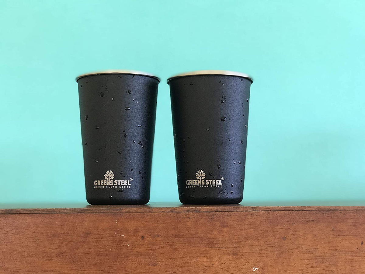Greens Steel 16oz pint tumbler made of 304 stainless steel.