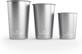 Greens Steel 20oz cups packaged with recyclable materials for eco-friendly gifting.
