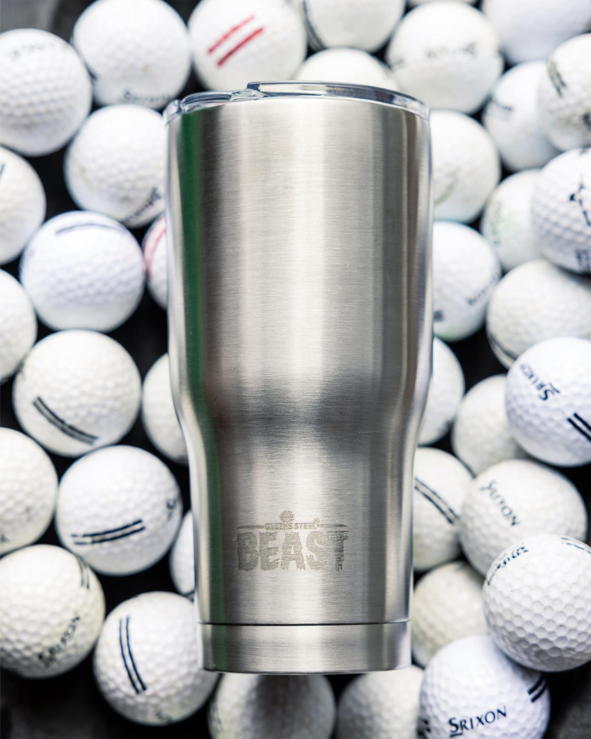 Greens Steel Beast 40oz tumbler interior by electro-polished steel for pure taste