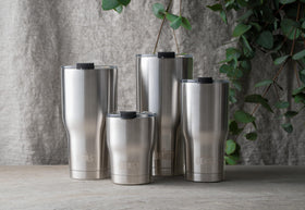 Greens Steel Beast 40oz tumbler lid close-up showing splash-proof closure and seal