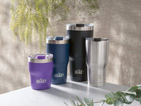 Greens Steel Beast 40oz tumbler with included straws showcases value bundle