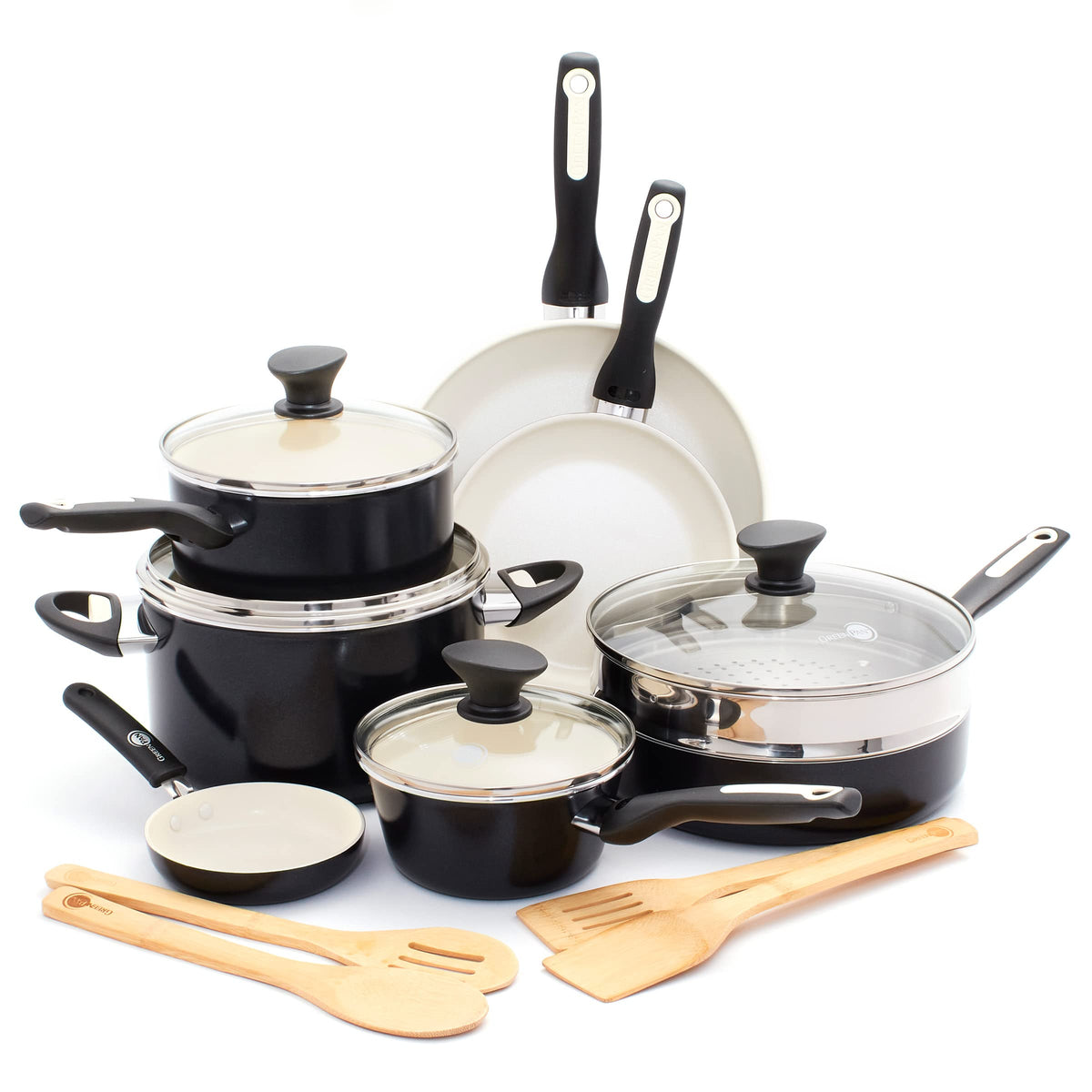 GreenPan Rio 5-inch frypan with durable nonstick coating for easy cooking.