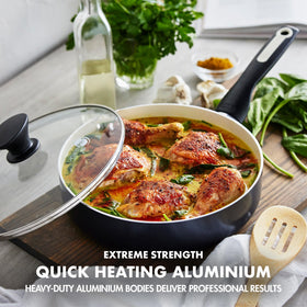 GreenPan Rio 8-inch frypan for even heating and simple release.