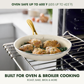 GreenPan Swift 2qt saucepan with lid provides versatile sauce tasks and quick transitions