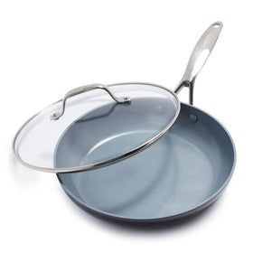 GreenPan Valencia Pro 10-inch ceramic nonstick pan for even browning and easy egg release.