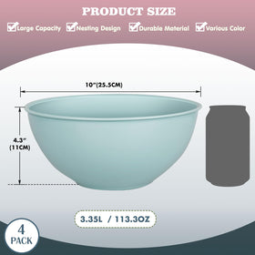 Greentainer bowls are lightweight and durable for daily mixing tasks.