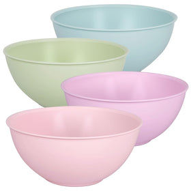 Greentainer 4-piece bowl set demonstrates stackable design for compact storage.