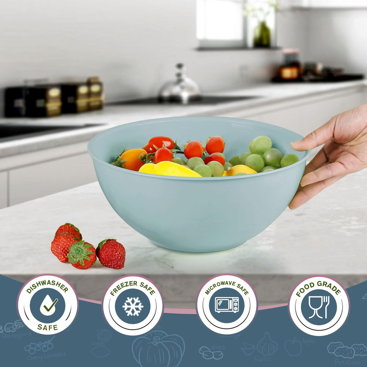 Greentainer bowls are microwave safe for quick reheating and prep.