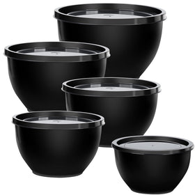 Greentainer 5-piece bowls with lids set for versatile kitchen prep and storage