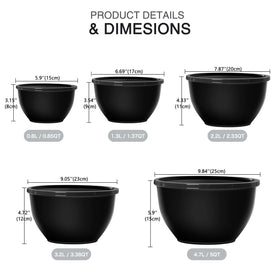 Greentainer nesting bowls stacked neatly save space on your counter