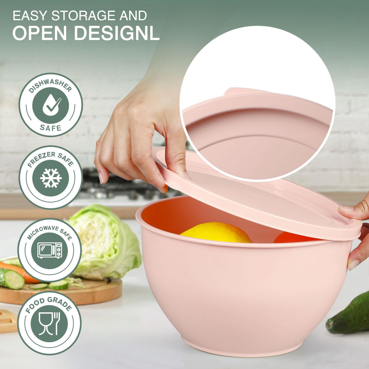 Greentainer BPA-free microwave-safe bowls for quick reheats.