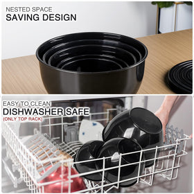Greentainer dishwasher-safe mixing bowls easy to clean after cooking