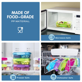 Greentainer snack containers include forks for convenient on-the-go snacking.