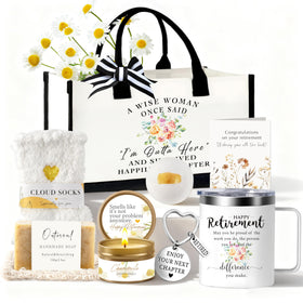 GREOZORT retirement gift tote for women, a spacious carry-all for errands