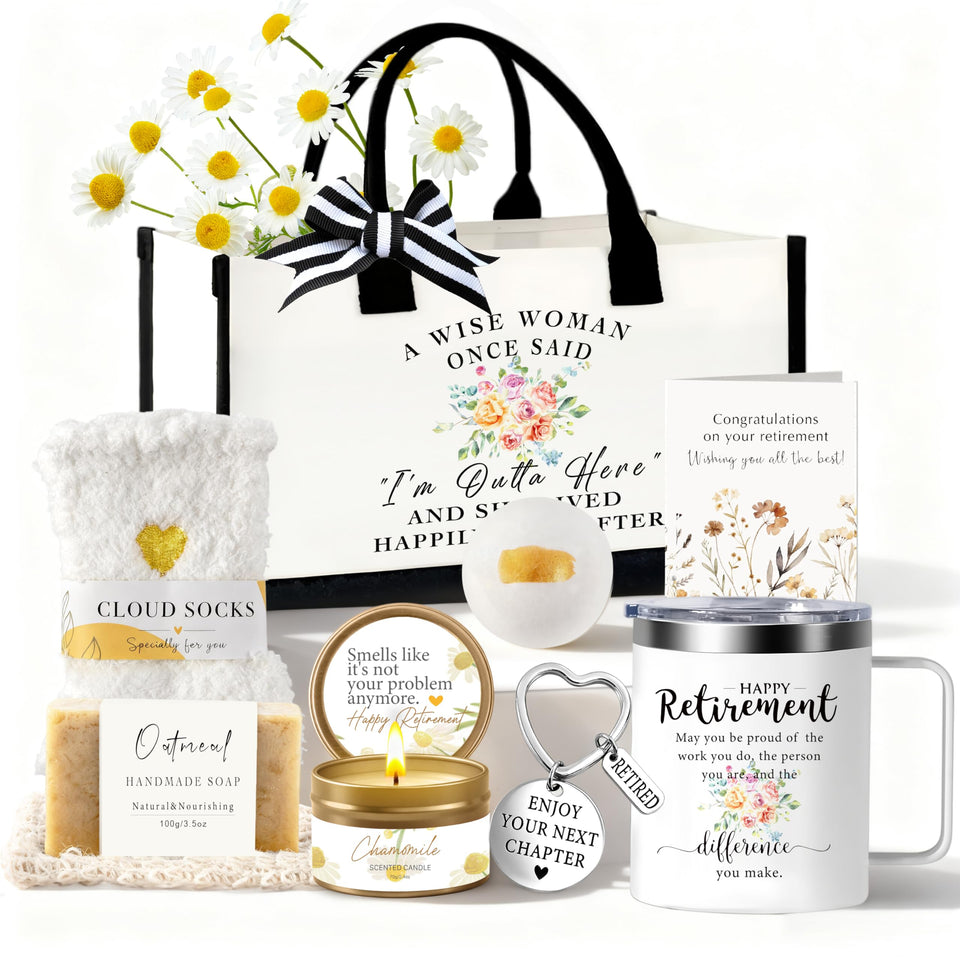GREOZORT retirement gift tote for women, a spacious carry-all for errands