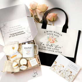 GREOZORT silk-ribbon decor adds an elegant touch to the gift