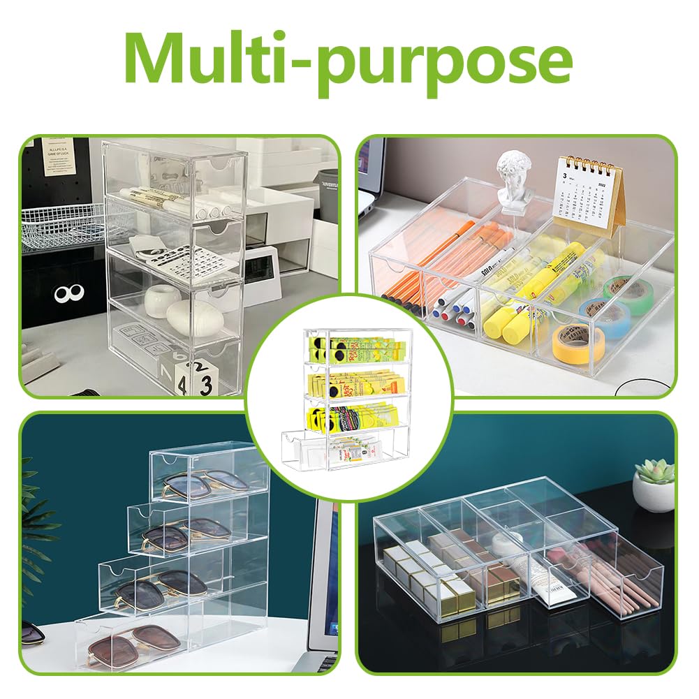 GRETJOB dust-resistant drawers keep contents clean during busy days.