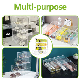 GRETJOB dust-resistant drawers keep contents clean during busy days.