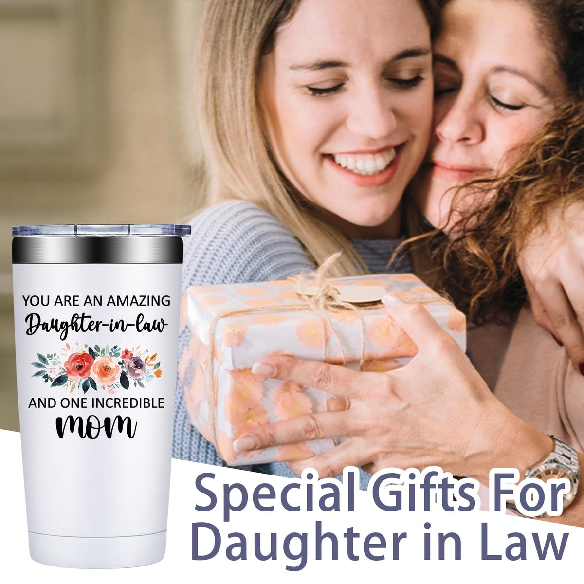 Grifarny daughter-in-law tumbler with sliding lid for on-the-go sipping