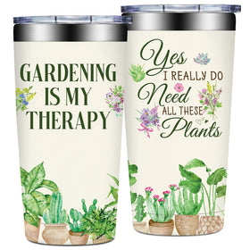 Grifarny tumbler gift set close-up; ready for gifting to garden lovers.