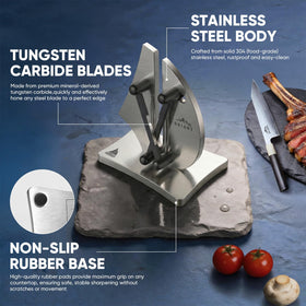 VN3 performs serrated blade sharpening with dedicated action.
