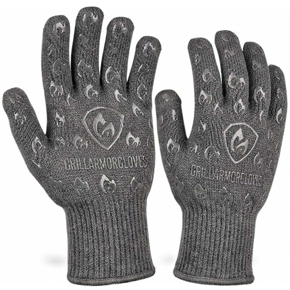 Grill Armor Gloves 932F heat-proof design protects hands during high-heat tasks.