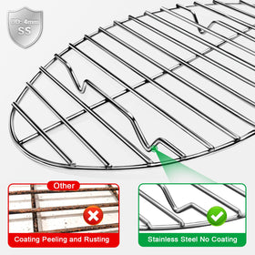 GRILL BUMP stainless steel roasting rack for versatile oven use