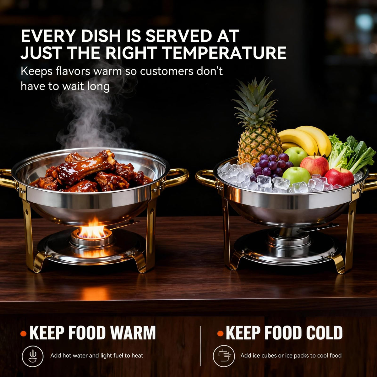 Grillaxy fuel canister provides safe heat for catering needs.