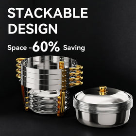 Grillaxy rolled-edge design protects fingers during handling.