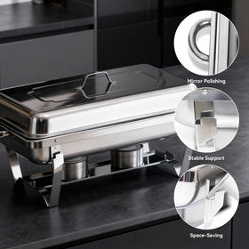 Grillaxy ice tray cooling option helps keep dishes cool at events.