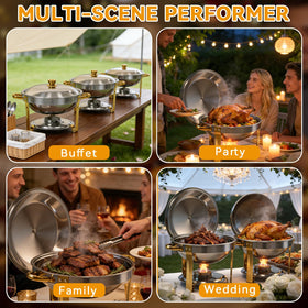 Grillaxy party wedding chafers add professional buffet appeal