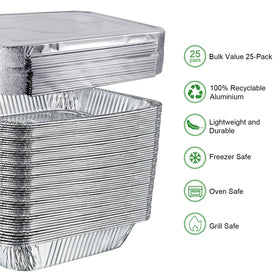 GrillChef 9x13 pans provide even heating for consistent oven or grill results