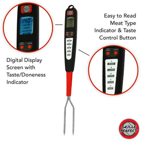 Grille Perfect measures temps from -58 to 302 °F for versatile grilling
