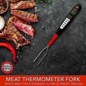 Grille Perfect ready alarm active during grilling for timely notifications