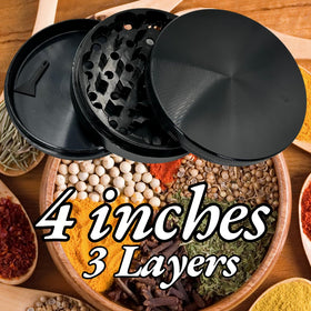 Grinder Garage smooth, sleek finish with premium rubber grip.