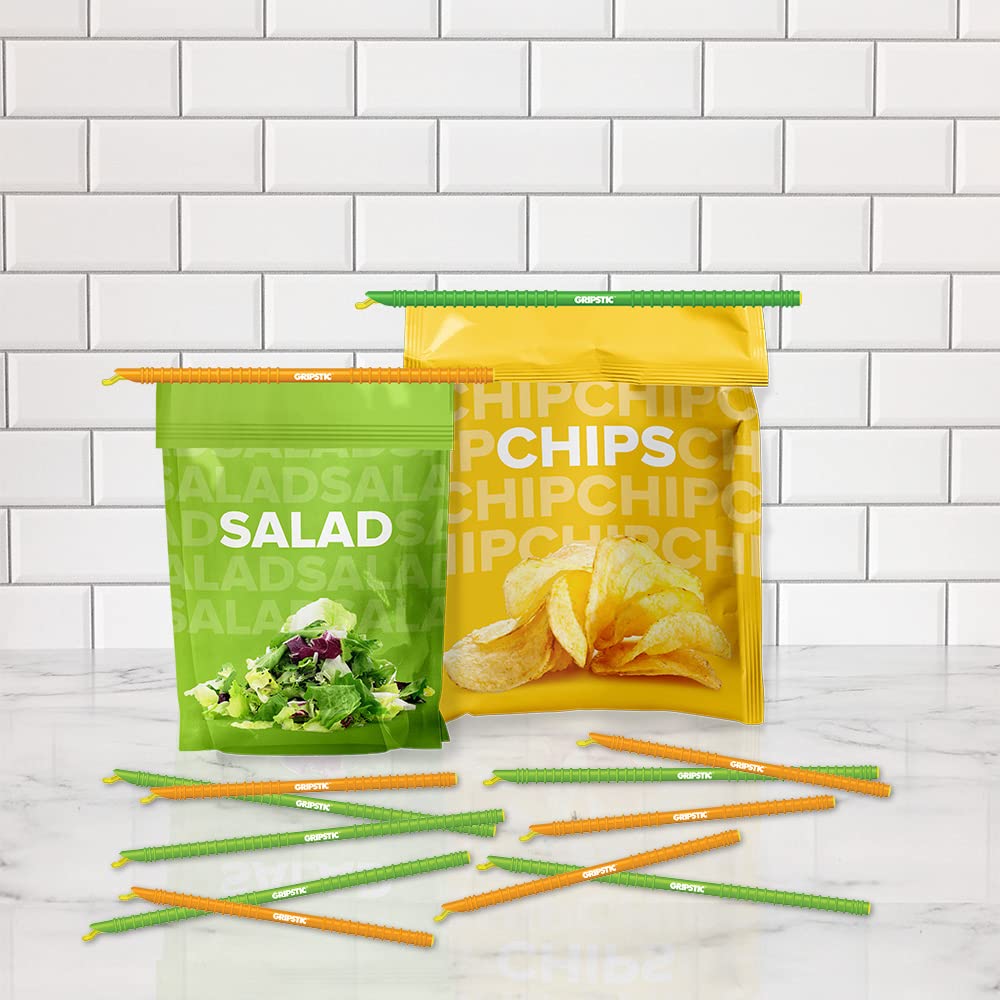 GripStic bag sealer color-coded sizes help seal every bag type.