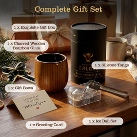 GrlGrl premium solid wood glass shows natural grain with durable build