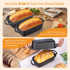 GRMlmosa meatloaf baking scene demonstrating lid versatility