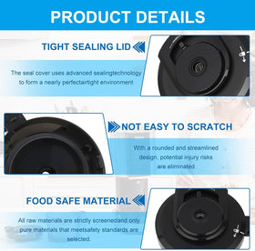 Grngven lid with Watertight seal to prevent leaks during operation