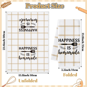 GROBRO7 Sweet Home towels in kitchen use, soft and absorbent.