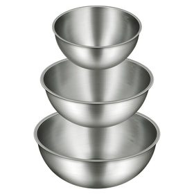 Gronivex mixing bowls 1.5qt nesting close-up for space-saving storage and quick access.