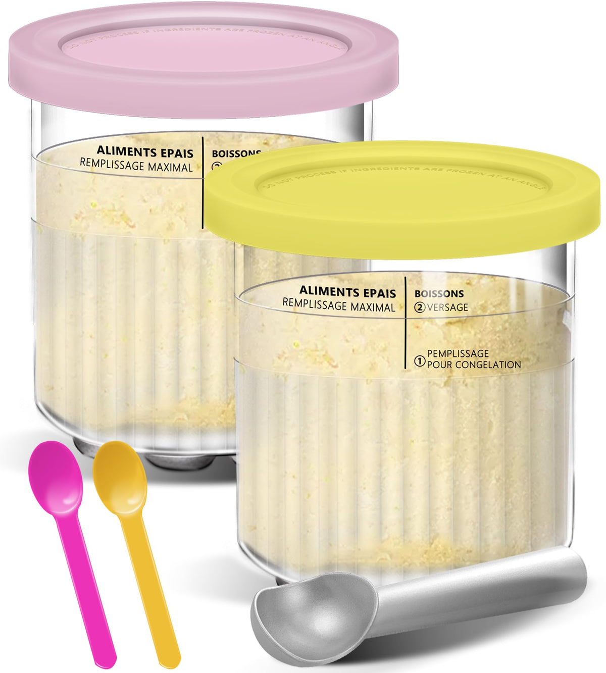 Gropecan Creami pint compatible with Ninja NC500/NC501 for easy ice cream.