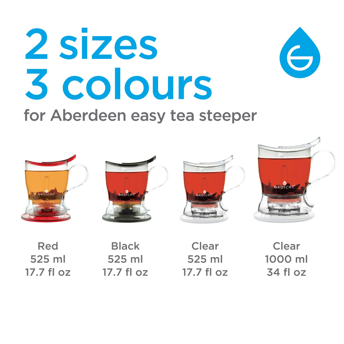 GROSCHE Aberdeen gift-ready teapot for thoughtful tea lovers.