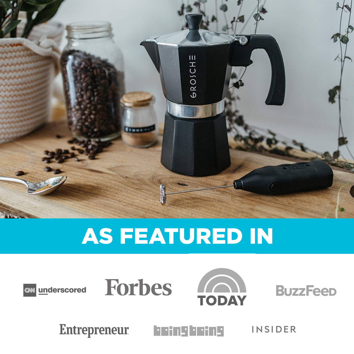 GROSCHE Milano compact black design fits modern kitchen decor.