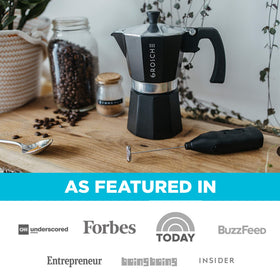 GROSCHE Milano compact black design fits modern kitchen decor.